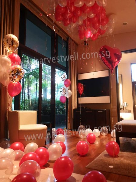 Infinite Love Bedroom Balloon Decoration Package
